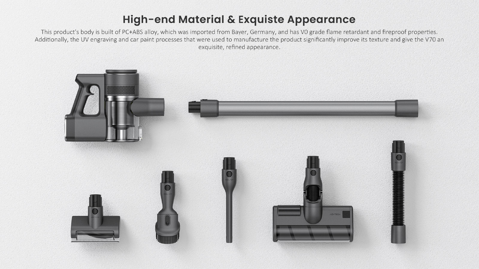 Aspirapolvere cordless portatile multisuperficie